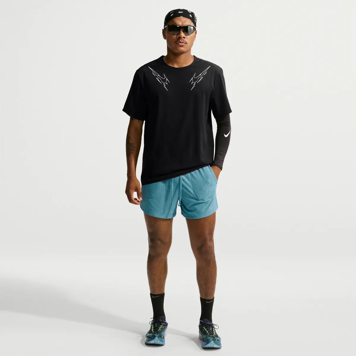 Stride Aero-FIT 5 Brief-Lined Running Shorts