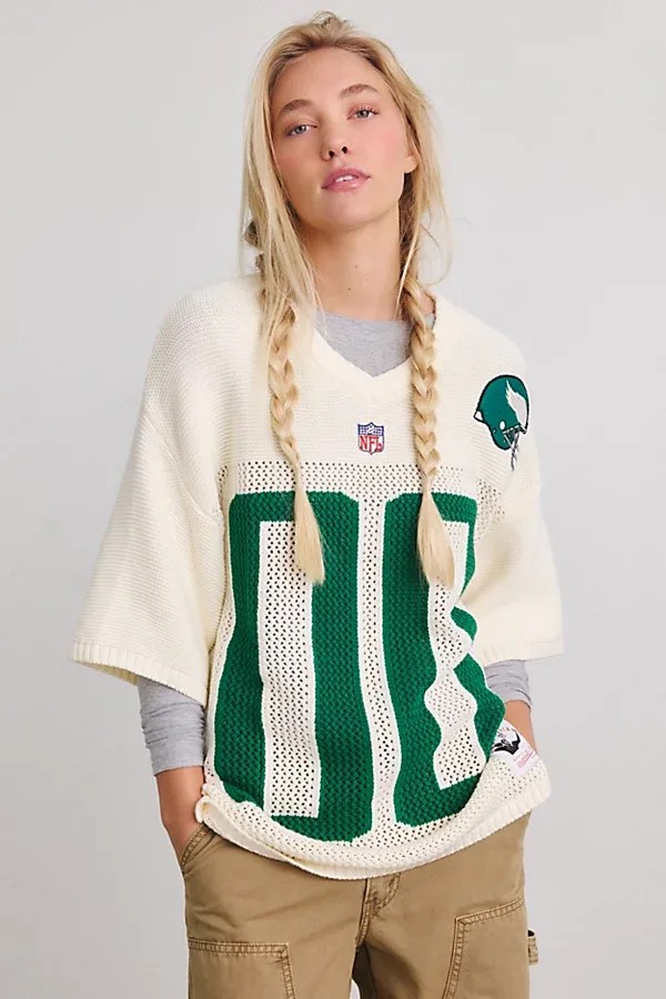 Retro Roots Short Sleeve Sweater Jersey by Mitchell & Ness