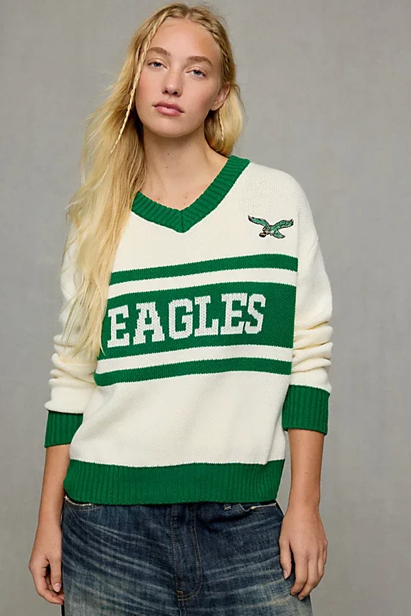 Retro Roots V-Neck Sweater by Mitchell & Ness