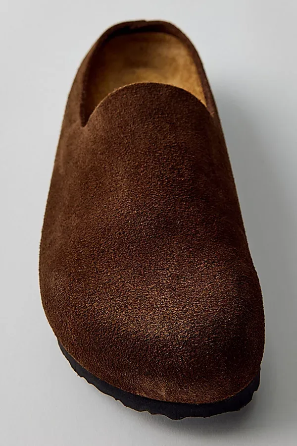 Amsterdam Wrapped Suede Clogs Shoe by Birkenstock