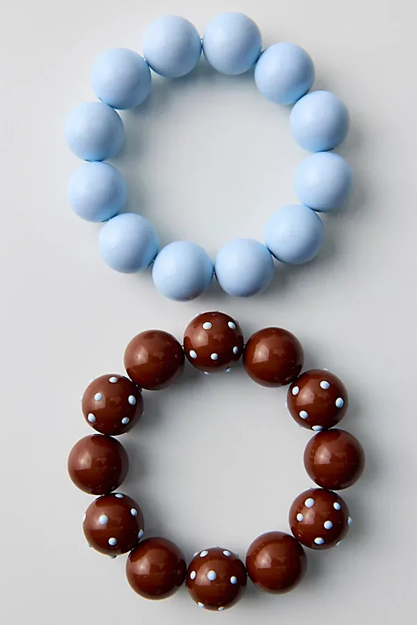 Margo Chunky Beaded Stretch Bracelets Set by Urban Outfitters