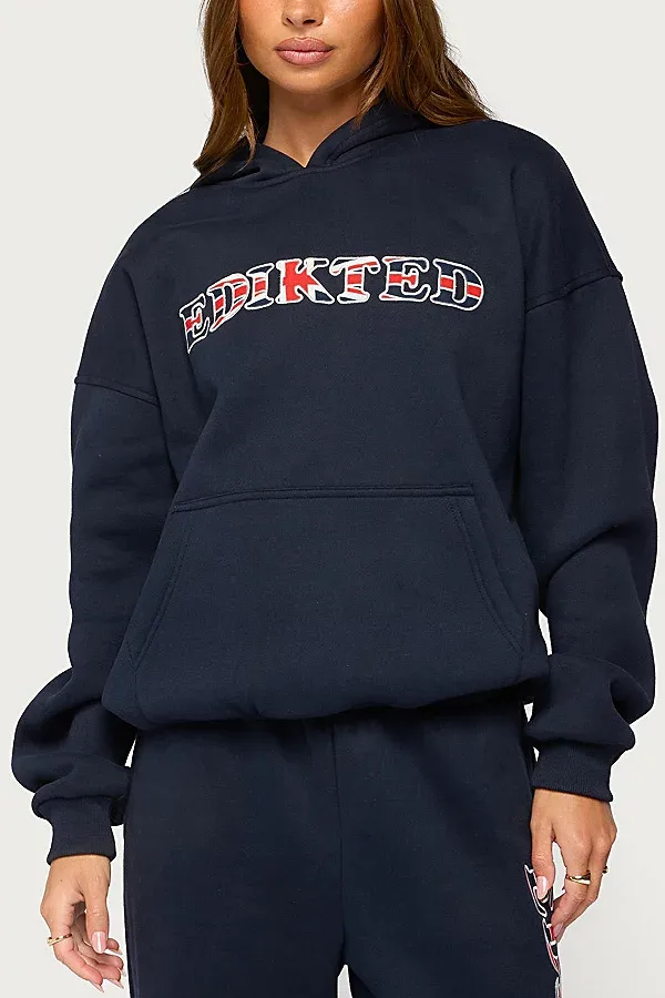 Uk Hoodie by Edikted