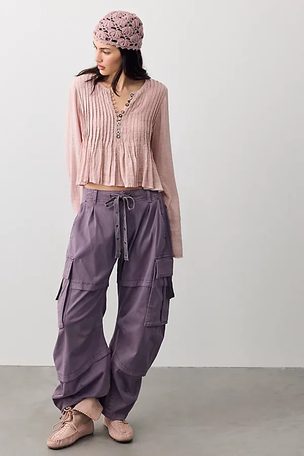 We the Free Reef Curved Twill Cargo Pants by Free People