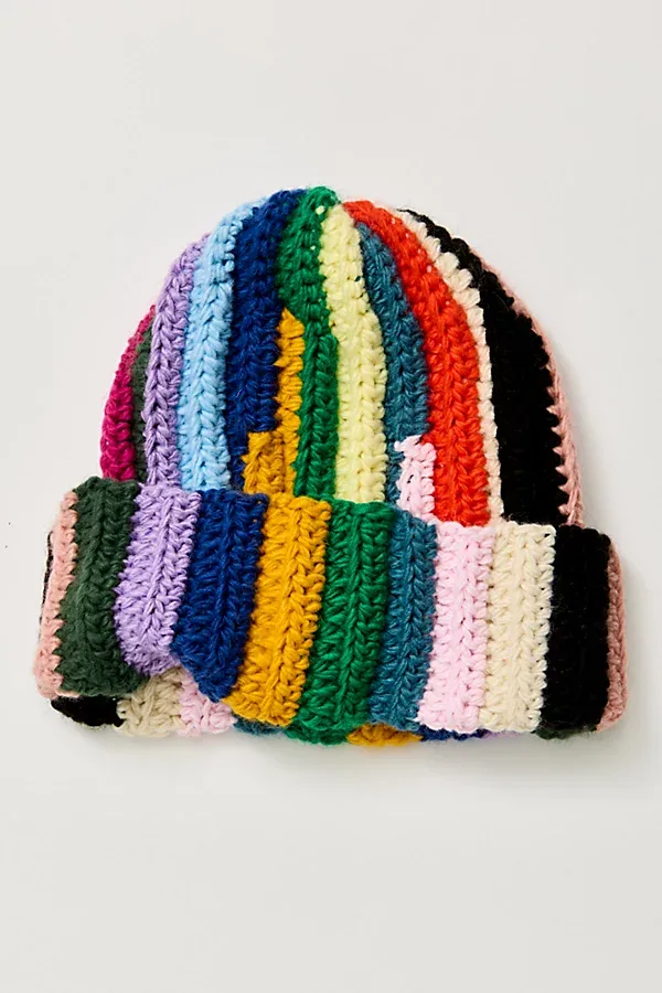 Rainbow Mountain Guide Beanie by Free People