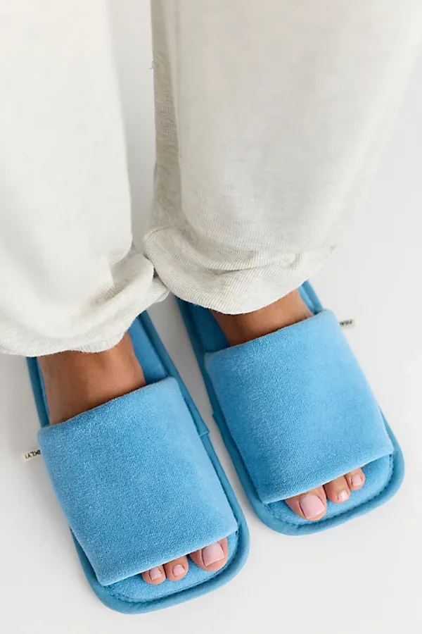 Terry Square Slippers by FRANKLY