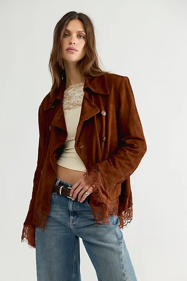 Romance on Suede Jacket by Nigel Preston