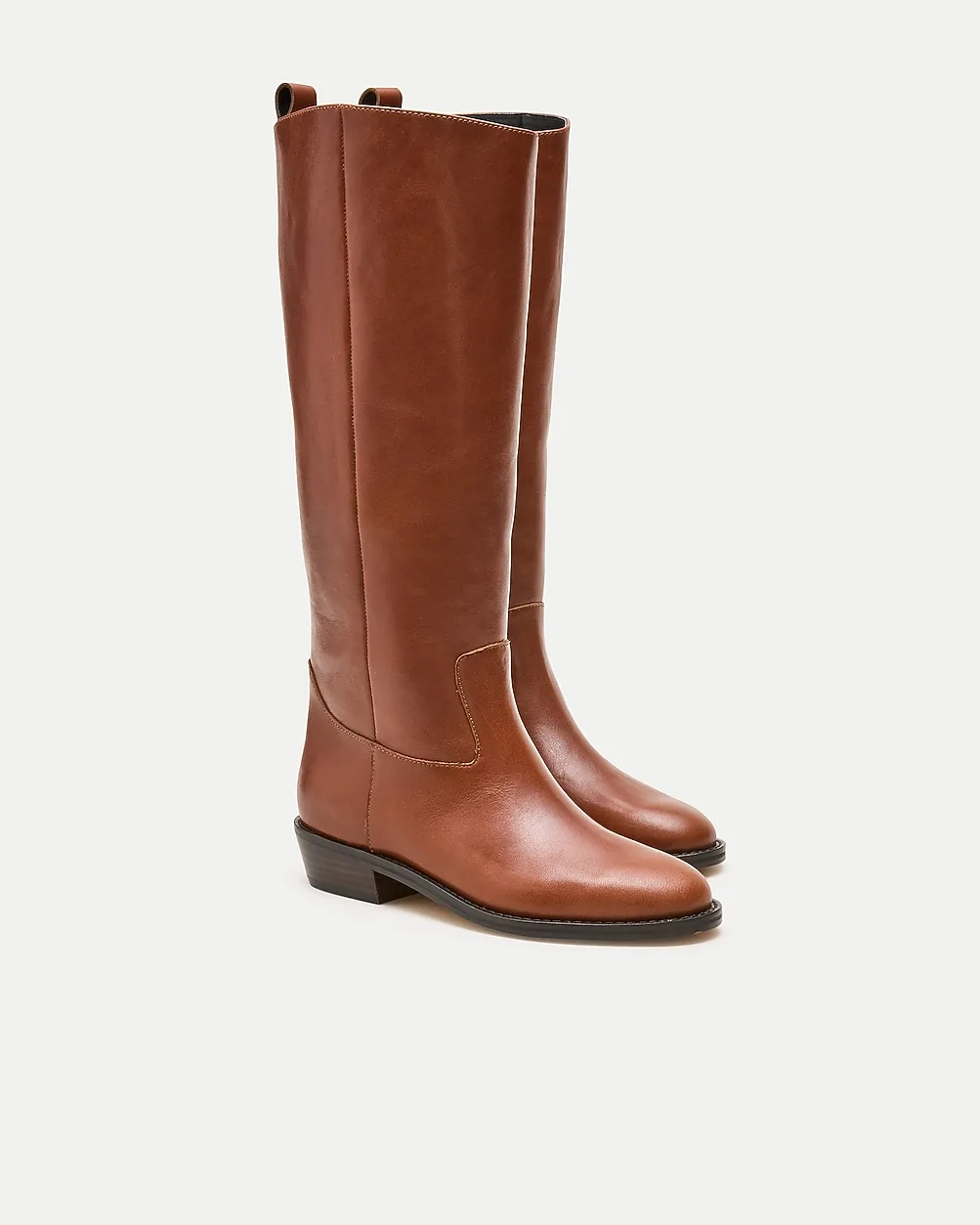 Knee-High Riding Boots in Leather