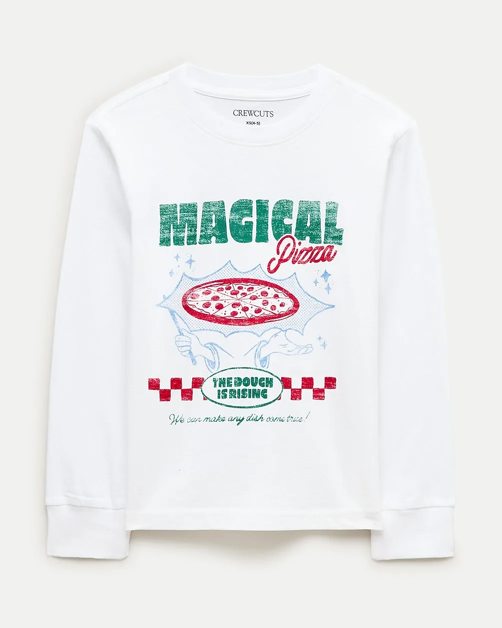 Long-Sleeve Magical Pizza Graphic T-Shirt by J.Crew