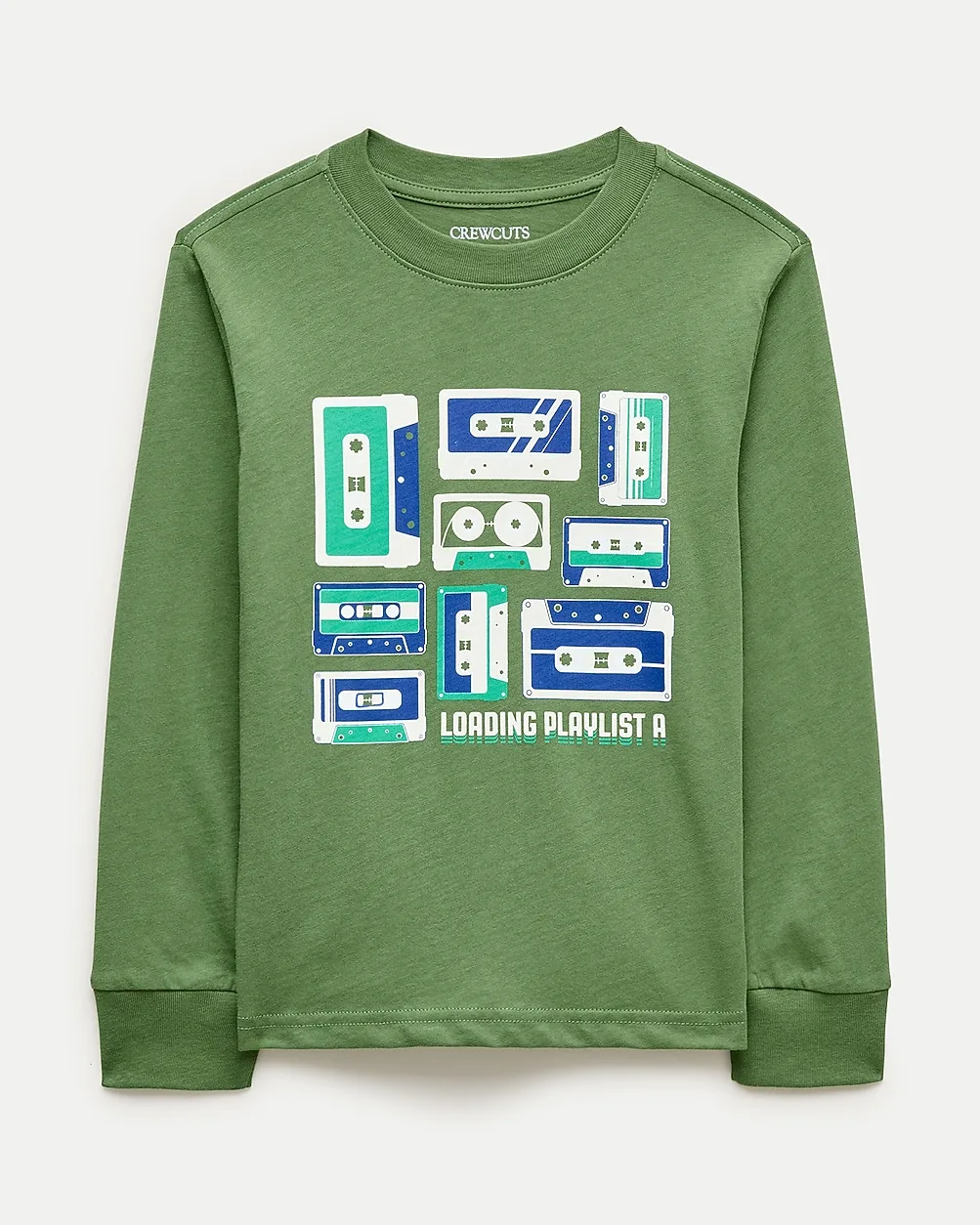 Long-Sleeve Playlist Graphic T-Shirt by J.Crew