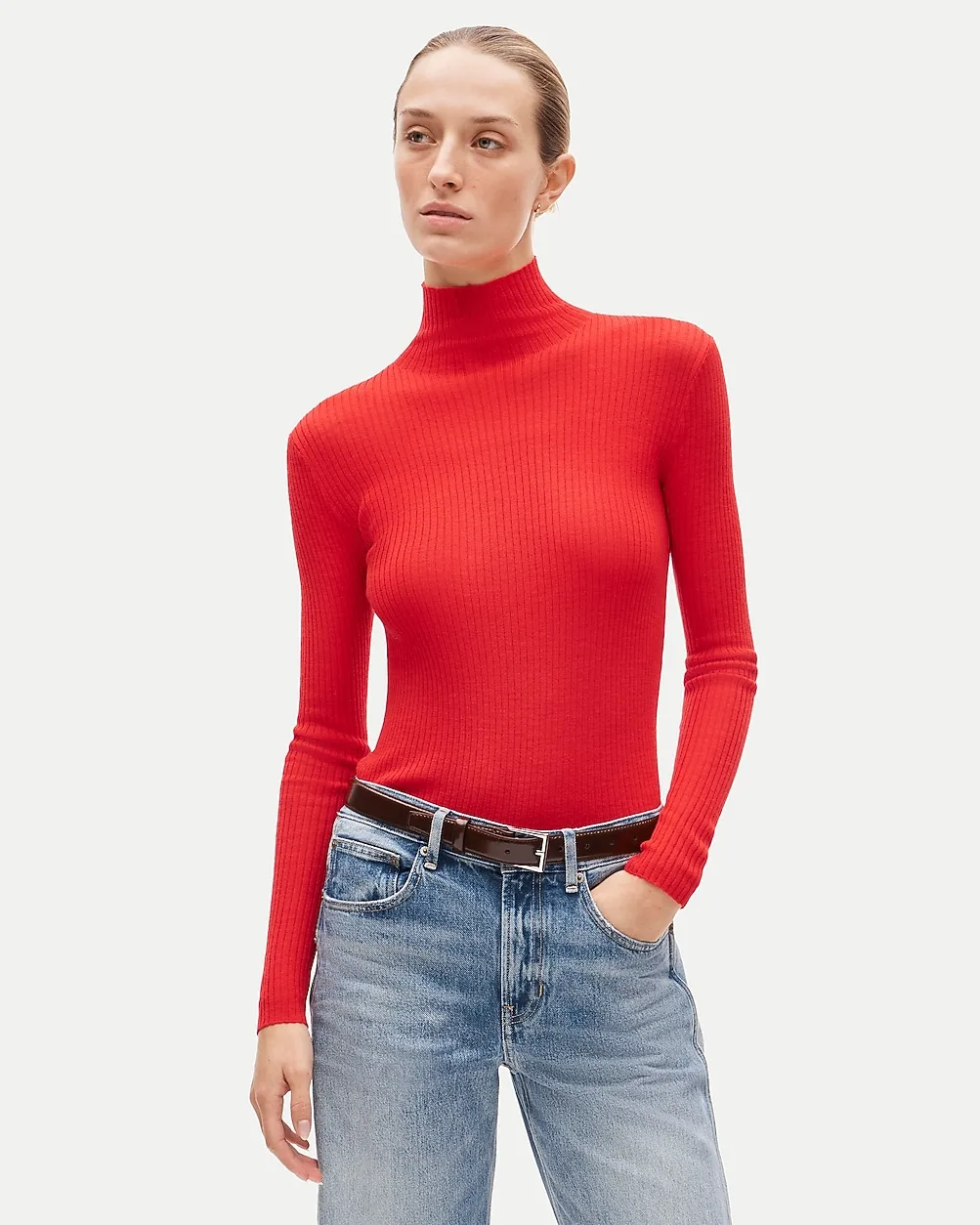 Ribbed Merino Turtleneck Sweater by J.Crew