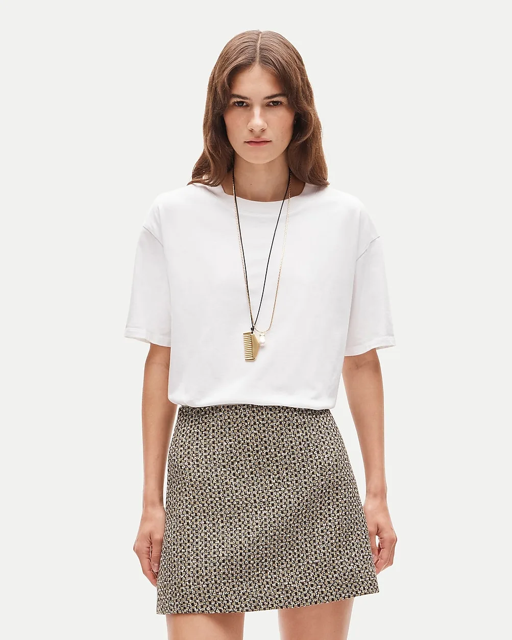 Fairfax Mini Skirt in Tweed by J.Crew