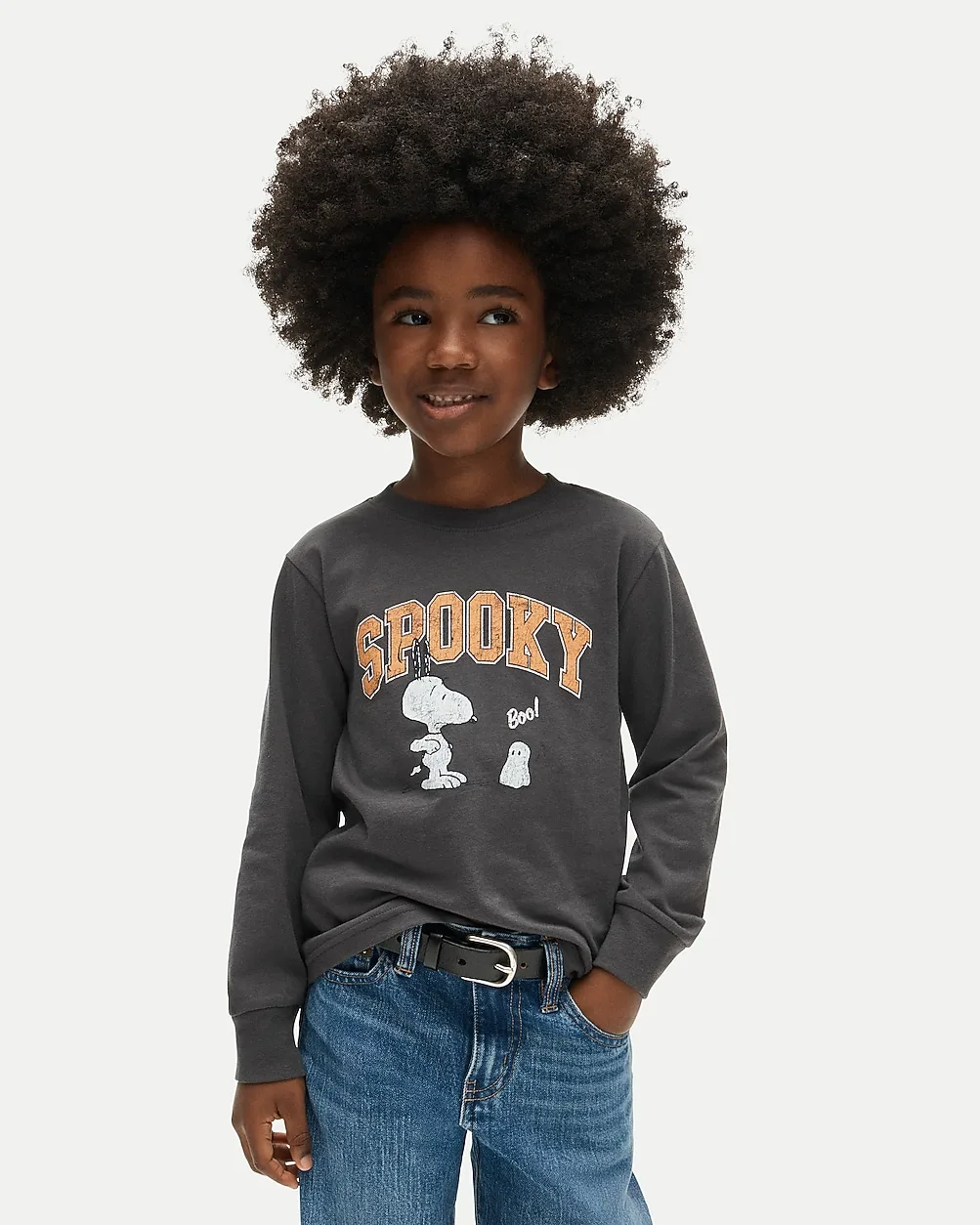 Peanuts x Crewcuts Spooky Snoopy Graphic T-Shirt by J.Crew