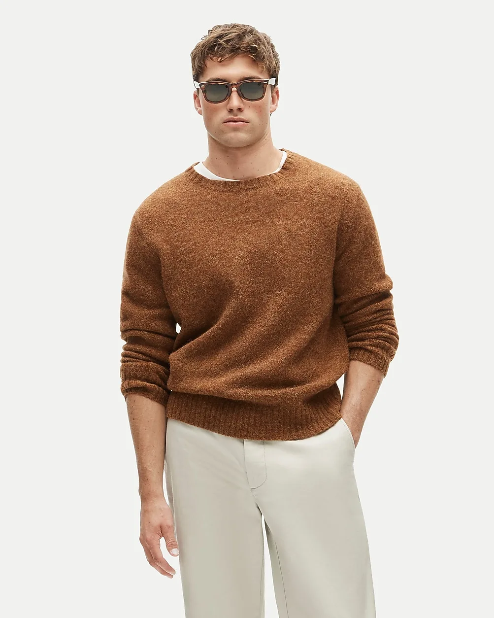 Soft-Washed Wool Sweater