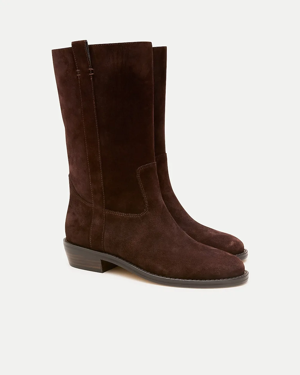 Midcalf Riding Boots in Suede by J.Crew