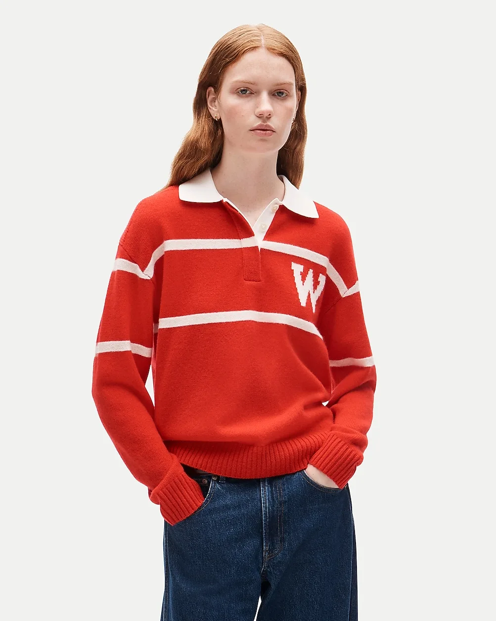 47 x J.Crew Vintage Wool University of Wisconsin Rugby by J.Crew