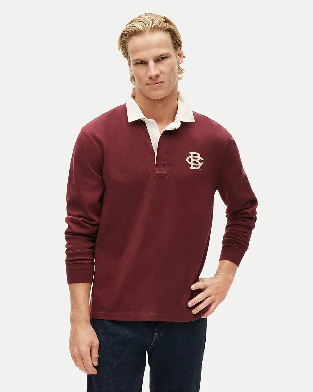 47 x J.Crew Boston College Rugby Shirt by J.Crew