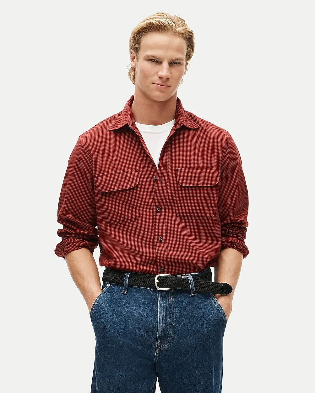 Wallace & Barnes Brushed Twill Workshirt by J.Crew