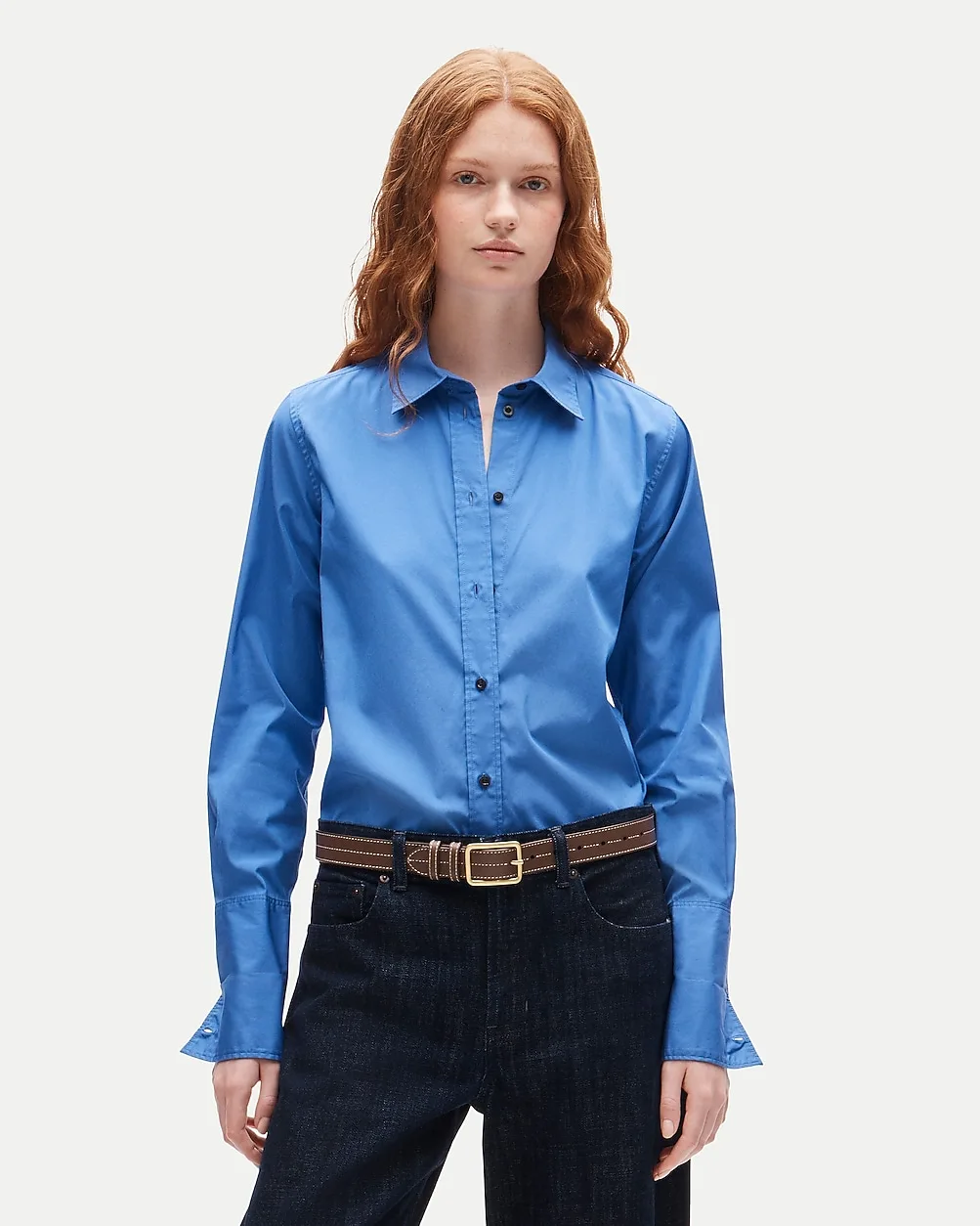 Jules Classic-Fit Button-Up Shirt in Greenwich Poplin