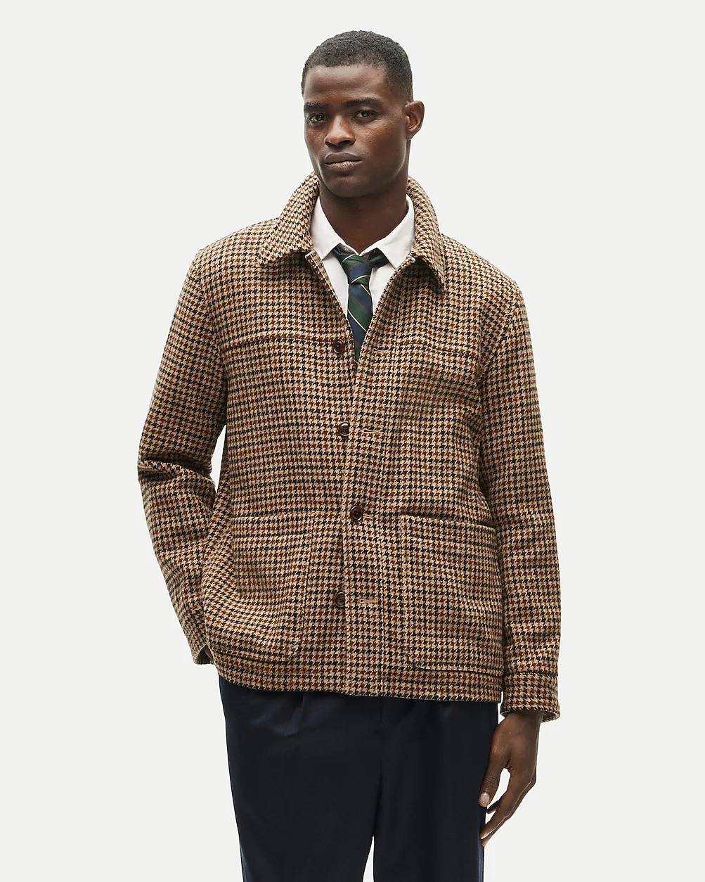 Two-Pocket Field Jacket in Wool