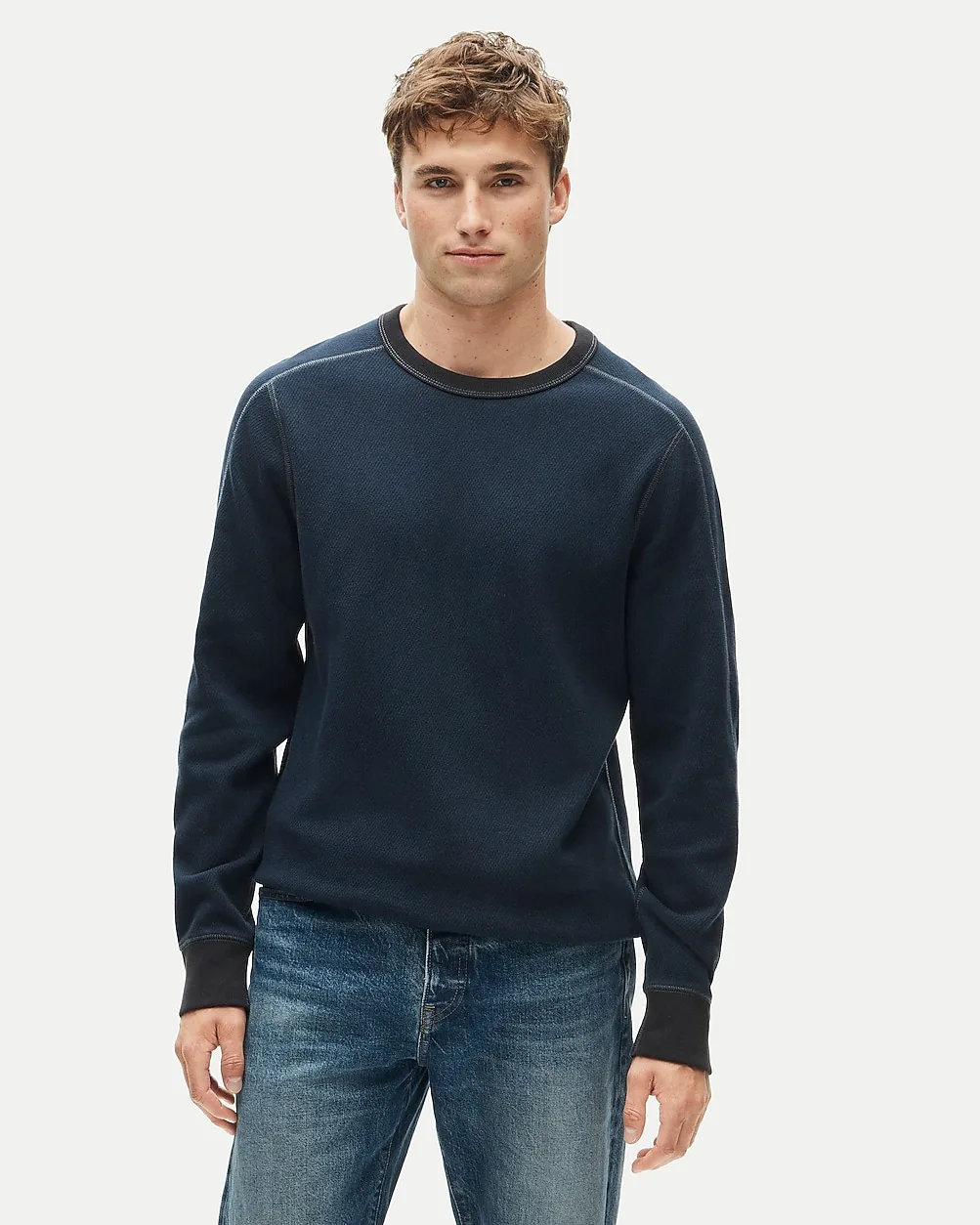 Wallace & Barnes Thermal-Knit Crewneck