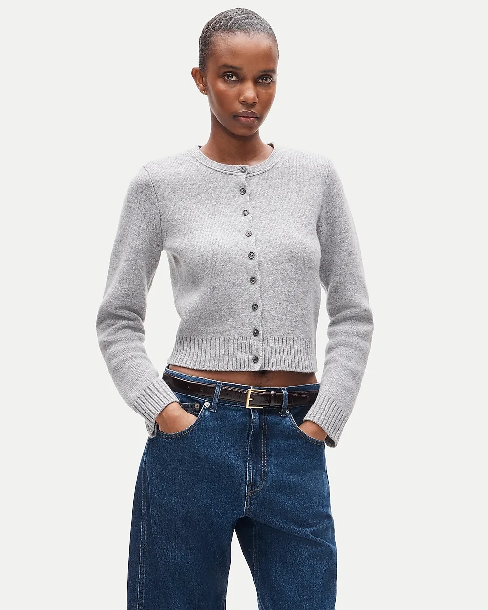 Cardigan Jacket in Vintage Wool Blend by J.Crew