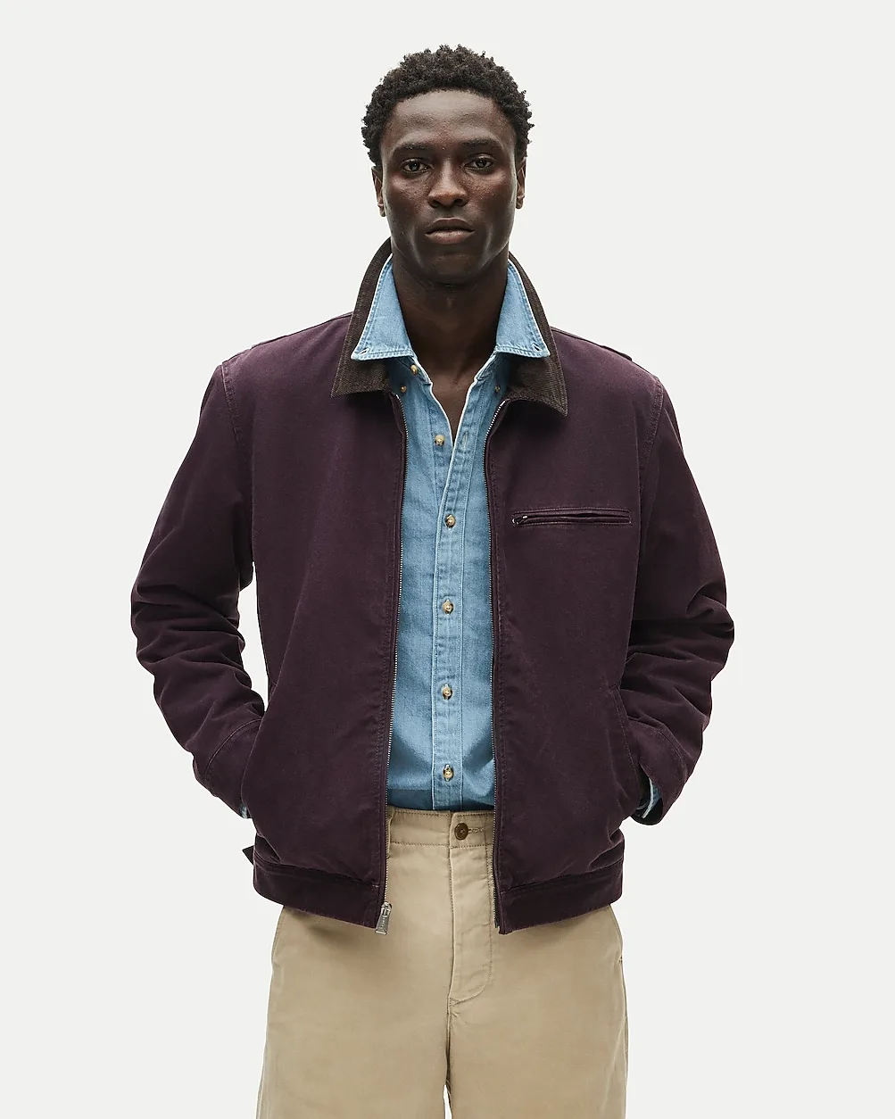 Wallace & Barnes Lined Canvas Work Jacket