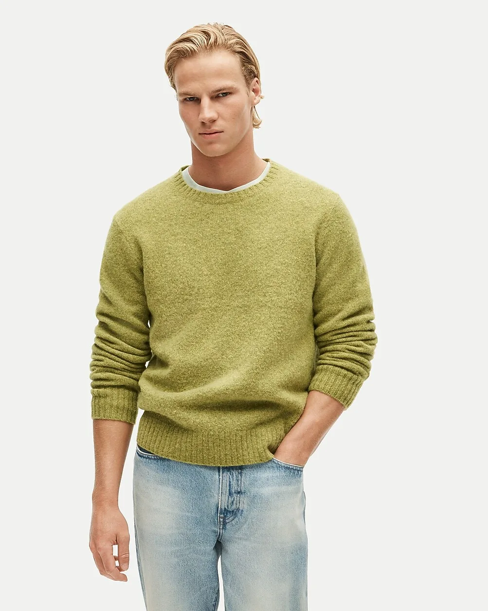 Soft-Washed Wool Sweater