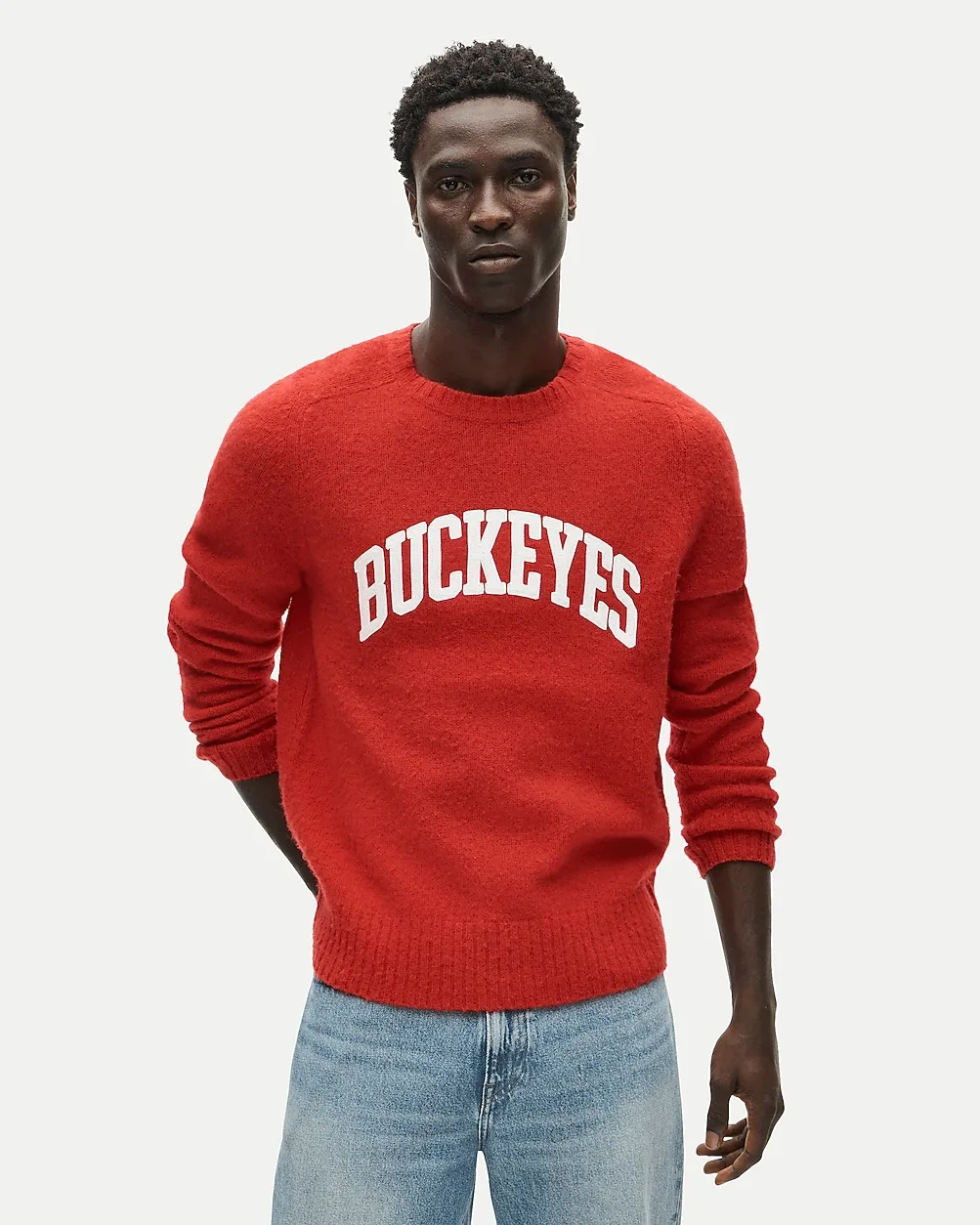 47 x J.Crew Brushed Wool Ohio State Sweater by J.Crew