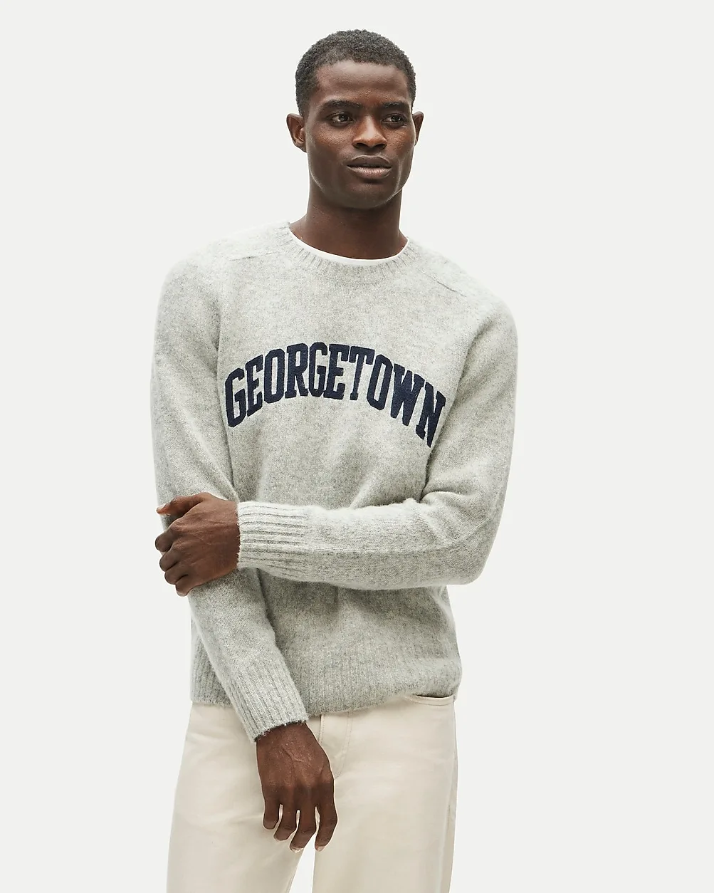 47 x J.Crew Brushed Wool Georgetown Sweater by J.Crew