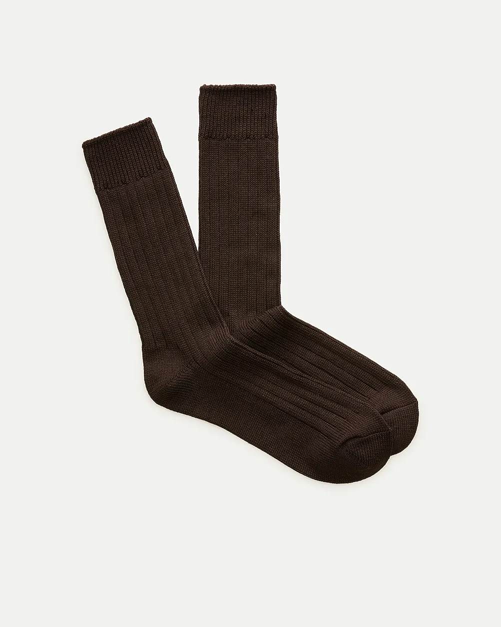 Ribbed Cotton-Blend Socks