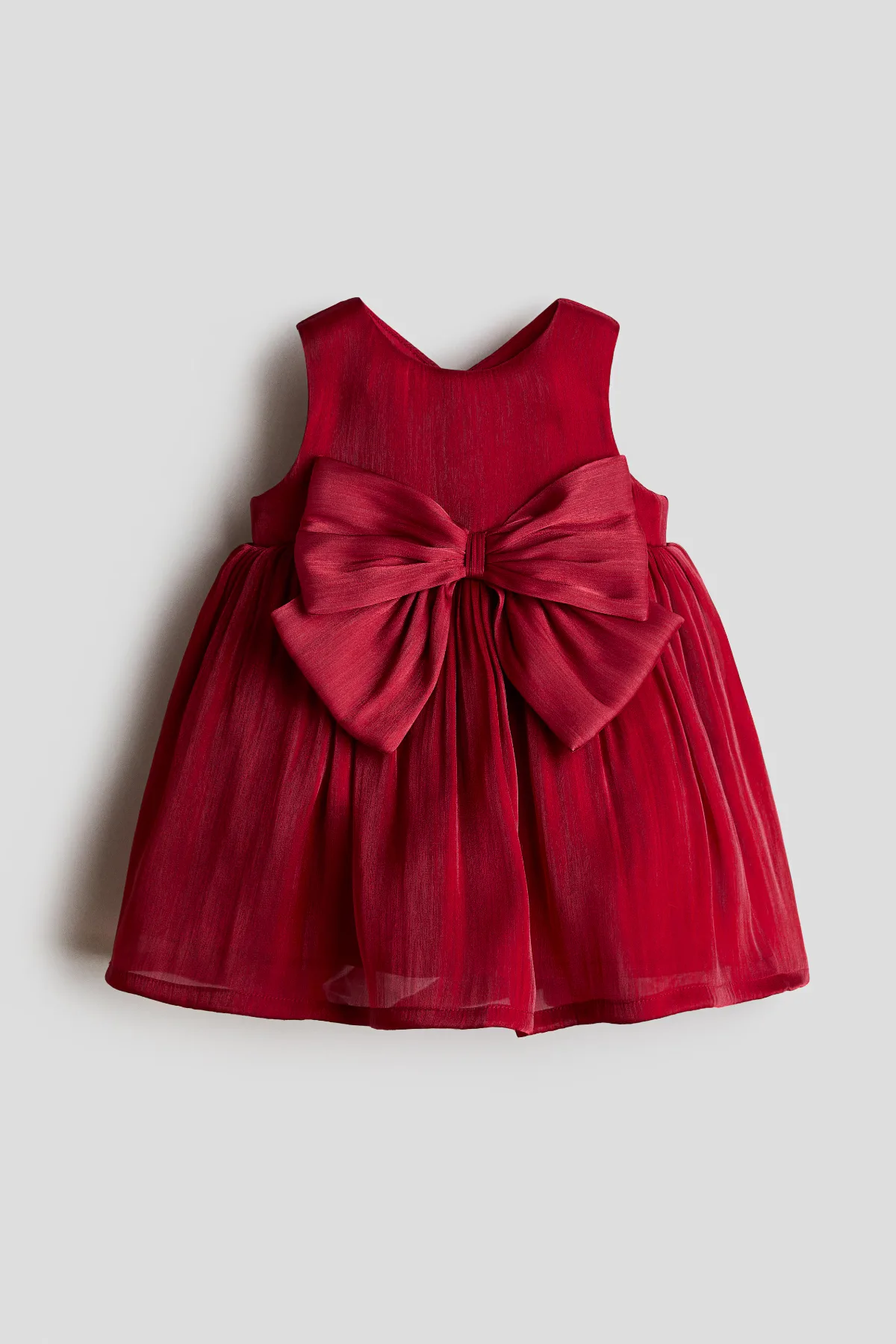 Bow-Detail Organza Dress by H&M