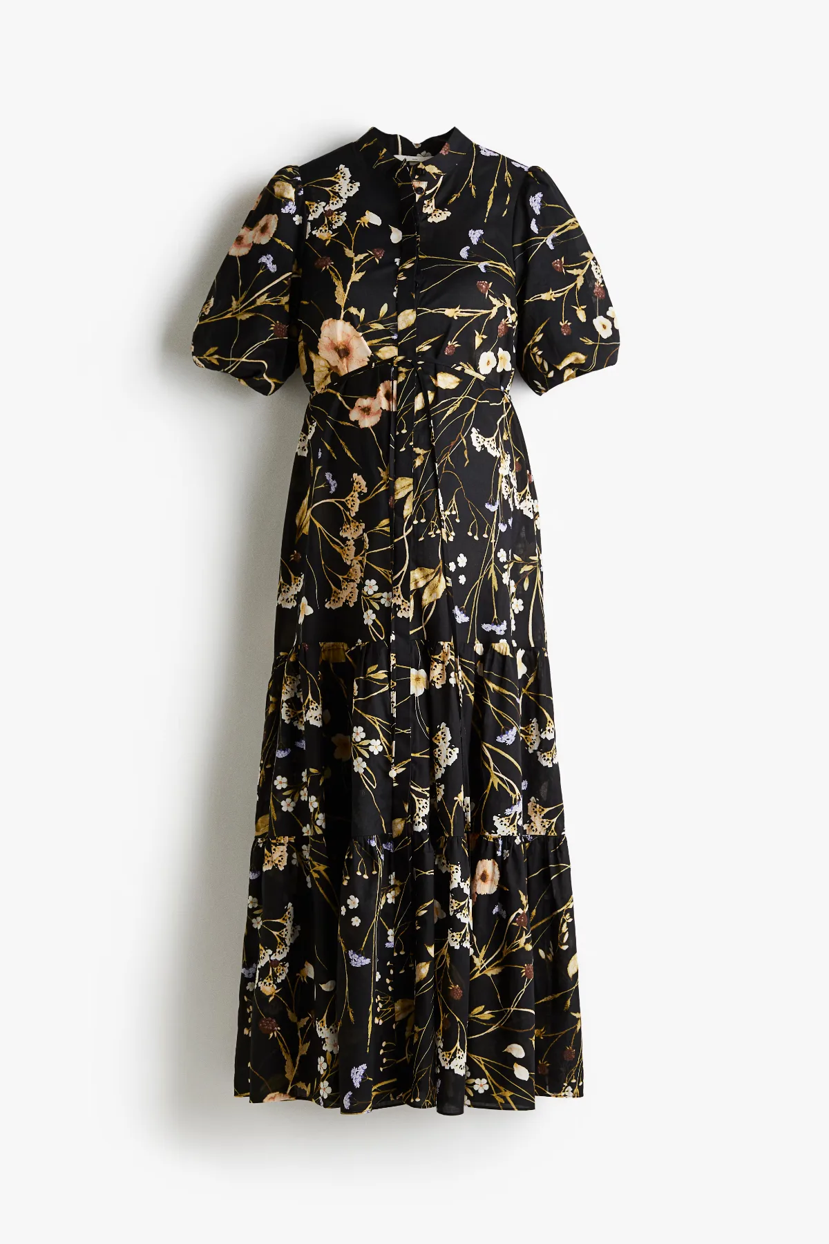 MAMA Tiered Cotton Dress by H&M