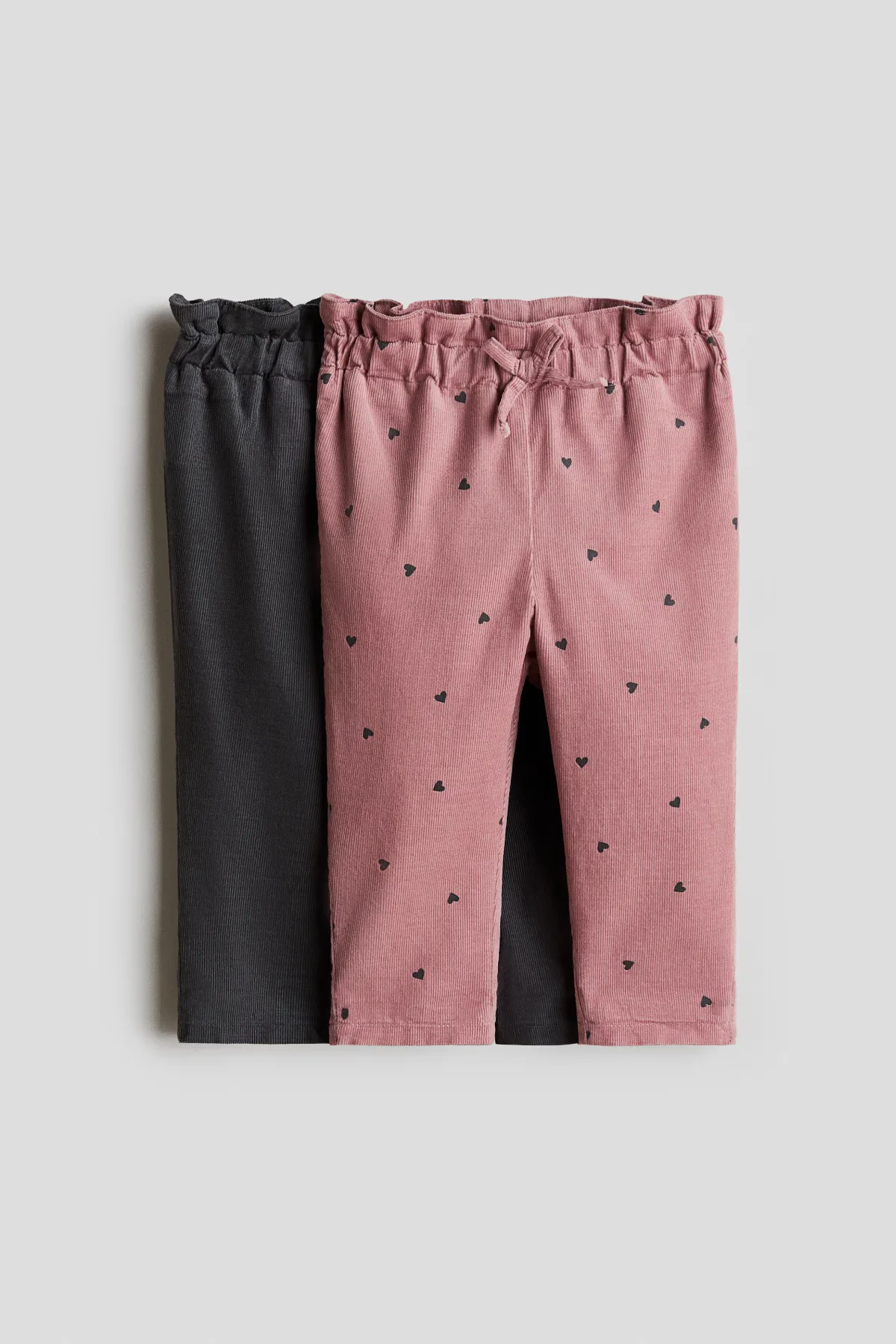 2-Pack Jersey-Lined Corduroy Pants by H&M
