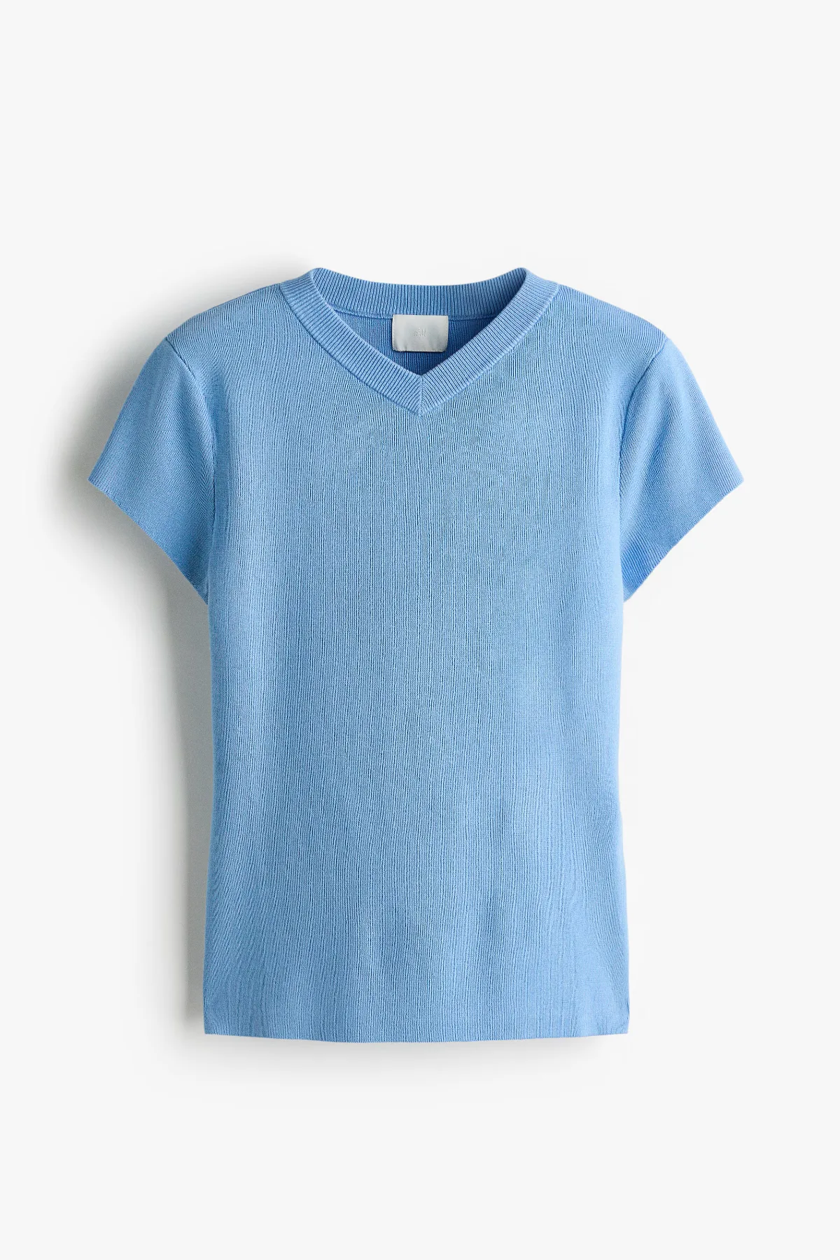 Knit V-Neck T-Shirt by H&M