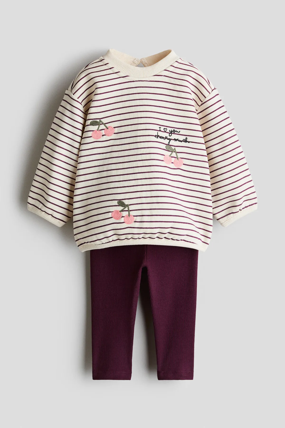 2-Piece Top and Leggings Set by H&M