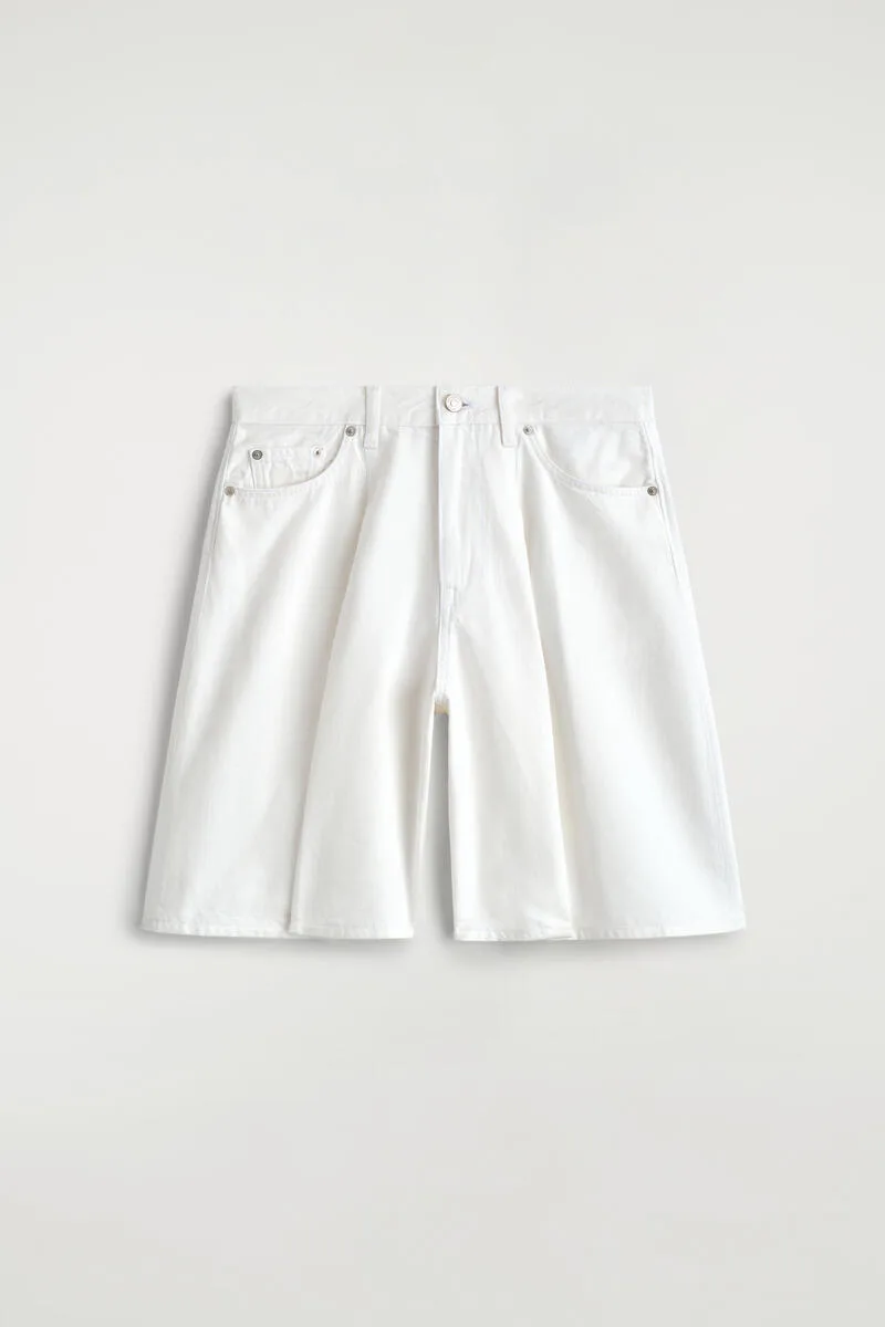 Wide-Leg Denim Shorts by COS