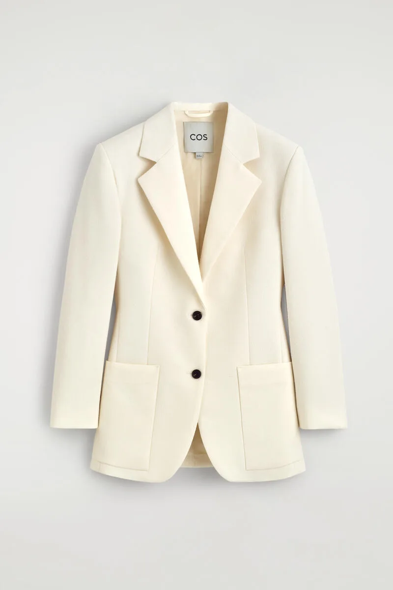 Single-Breasted Boucl Blazer by COS
