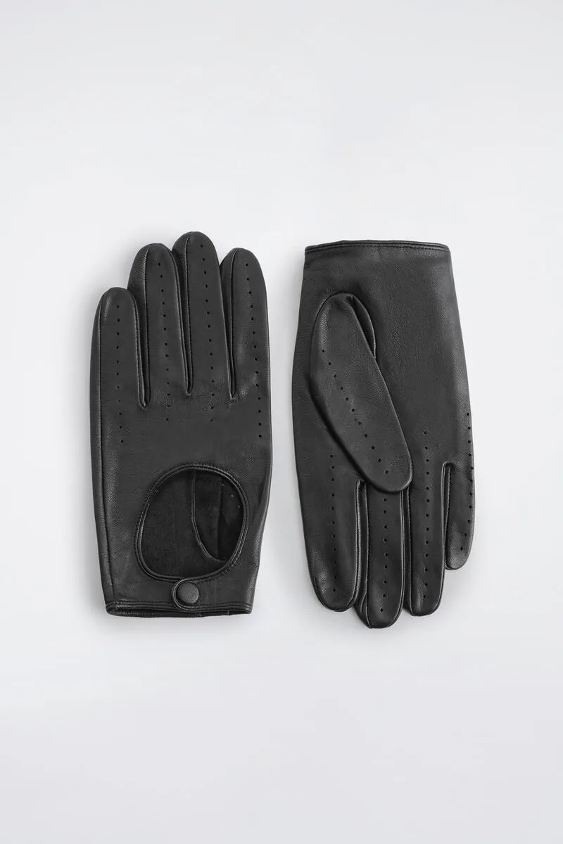 Perforated Leather Driving Gloves by COS