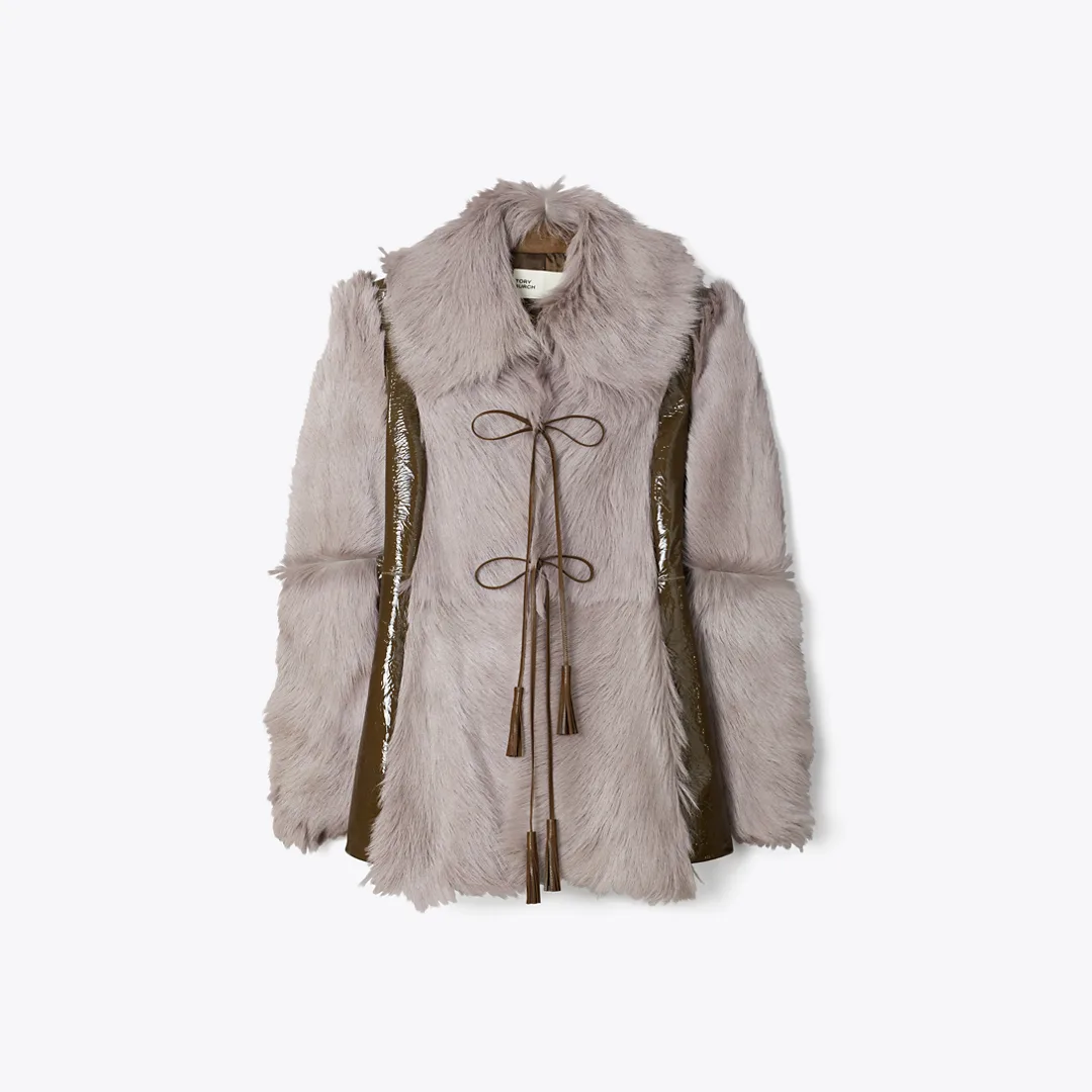 Shearling Jacket by Tory Burch