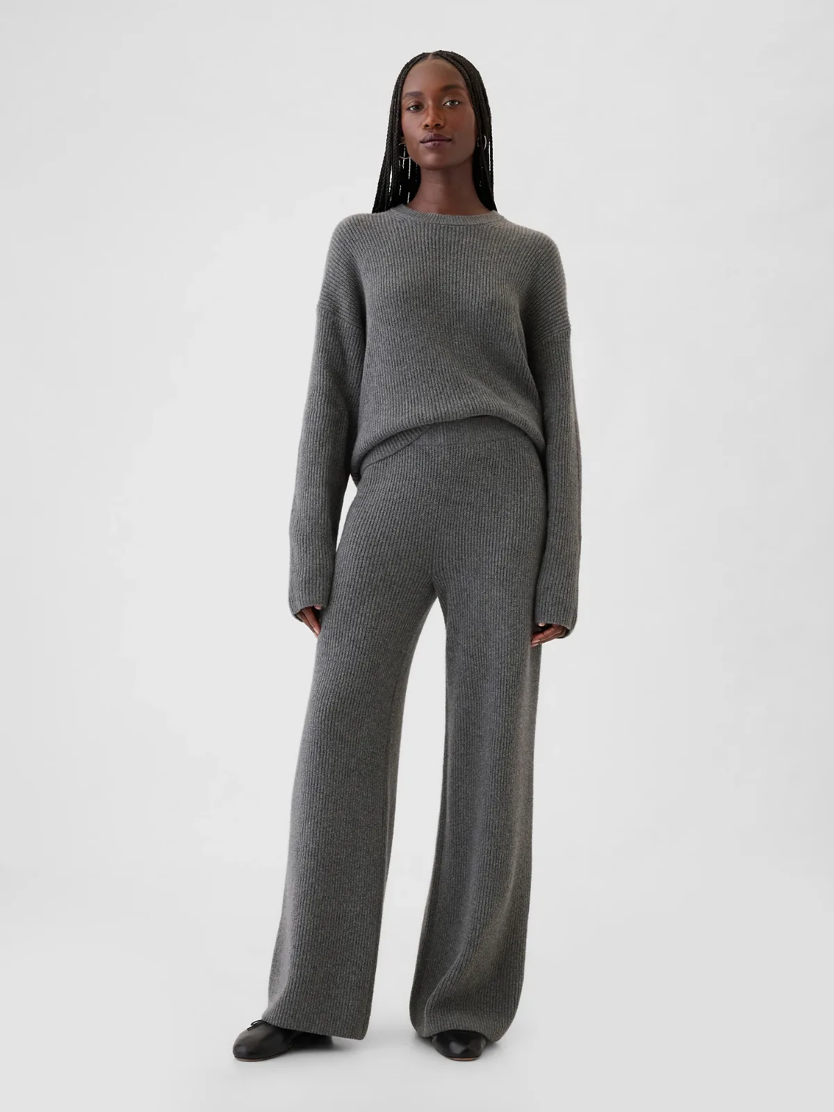 CashSoft Shaker-Stitch Sweater Pants by Gap