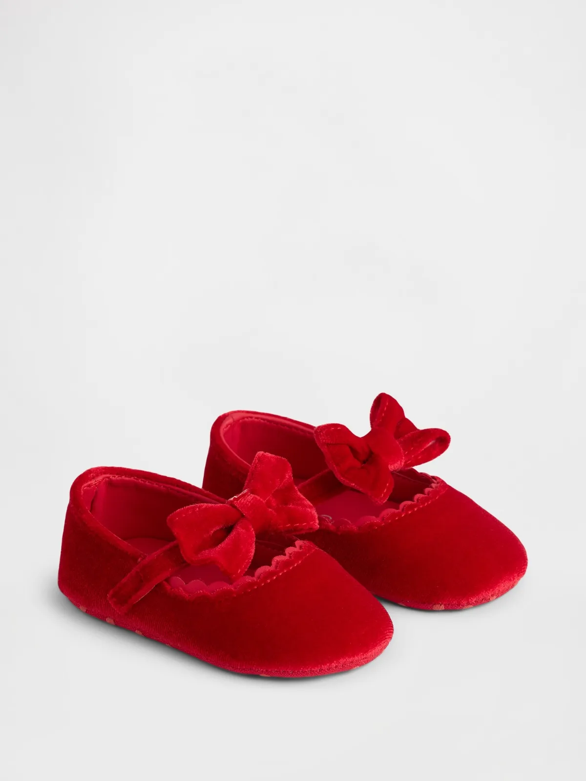 Velvet Bow Mary Jane Flats by Gap