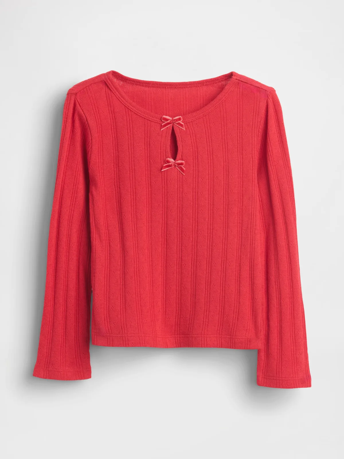 Pointelle Bow Top by Gap