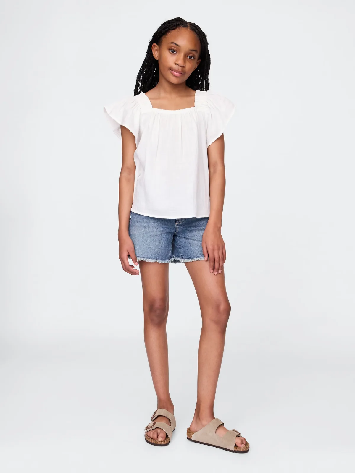 Denim Midi Shorts by Gap