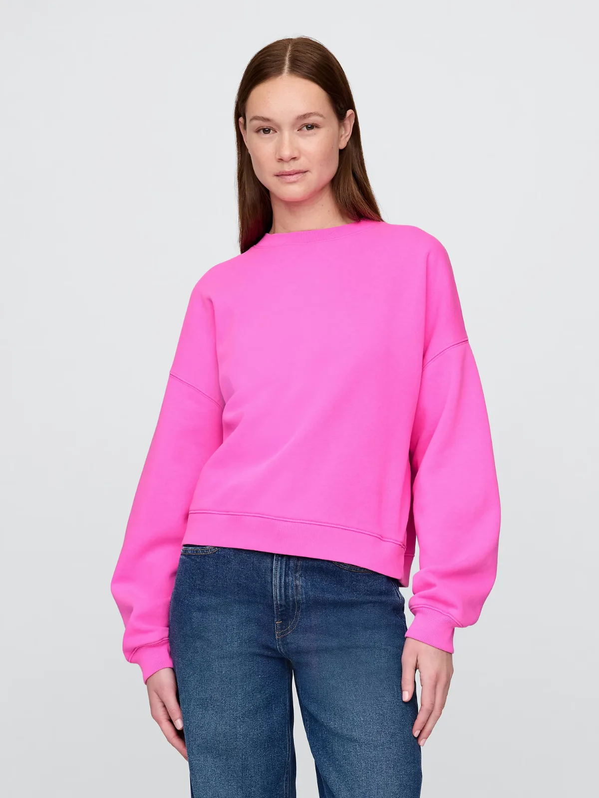 VintageSoft Wedge Crewneck Sweatshirt by Gap