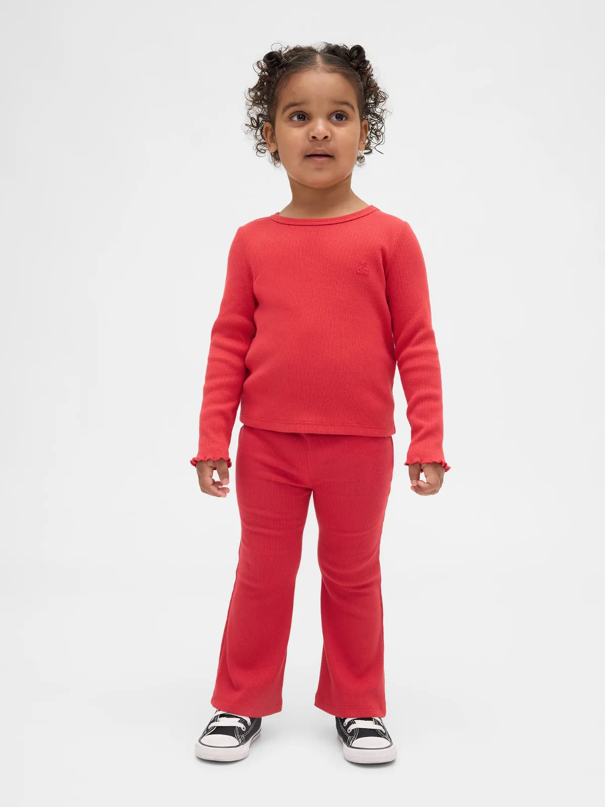 Mix & Match Rib Flare Leggings by Gap
