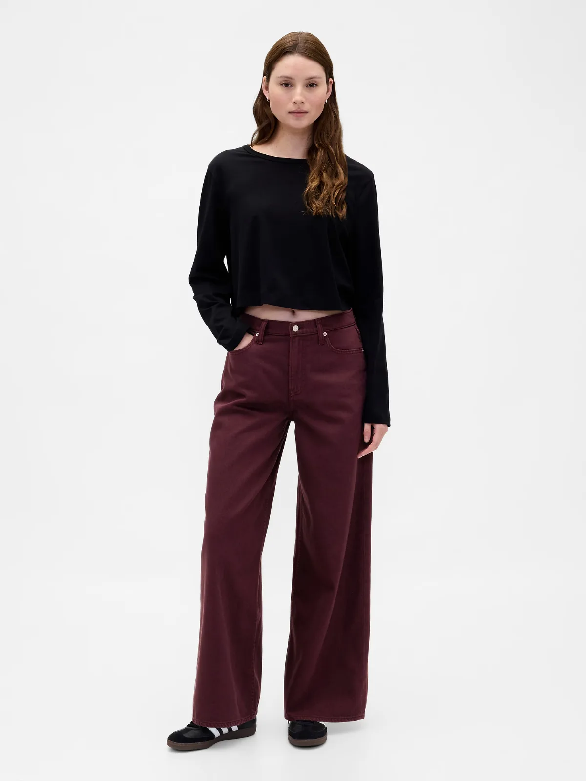 Mid Rise UltraSoft Baggy Jeans by Gap