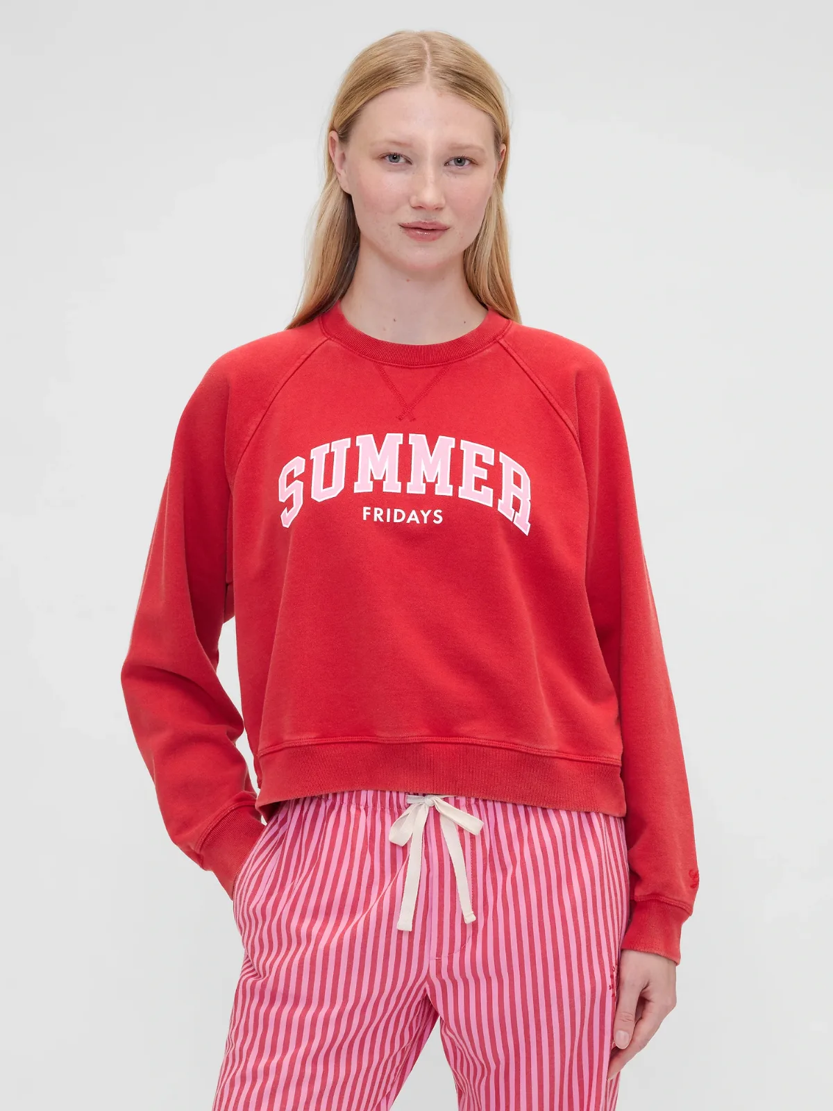 Gap x Summer Fridays Oversized Raglan Logo Sweatshirt by Gap