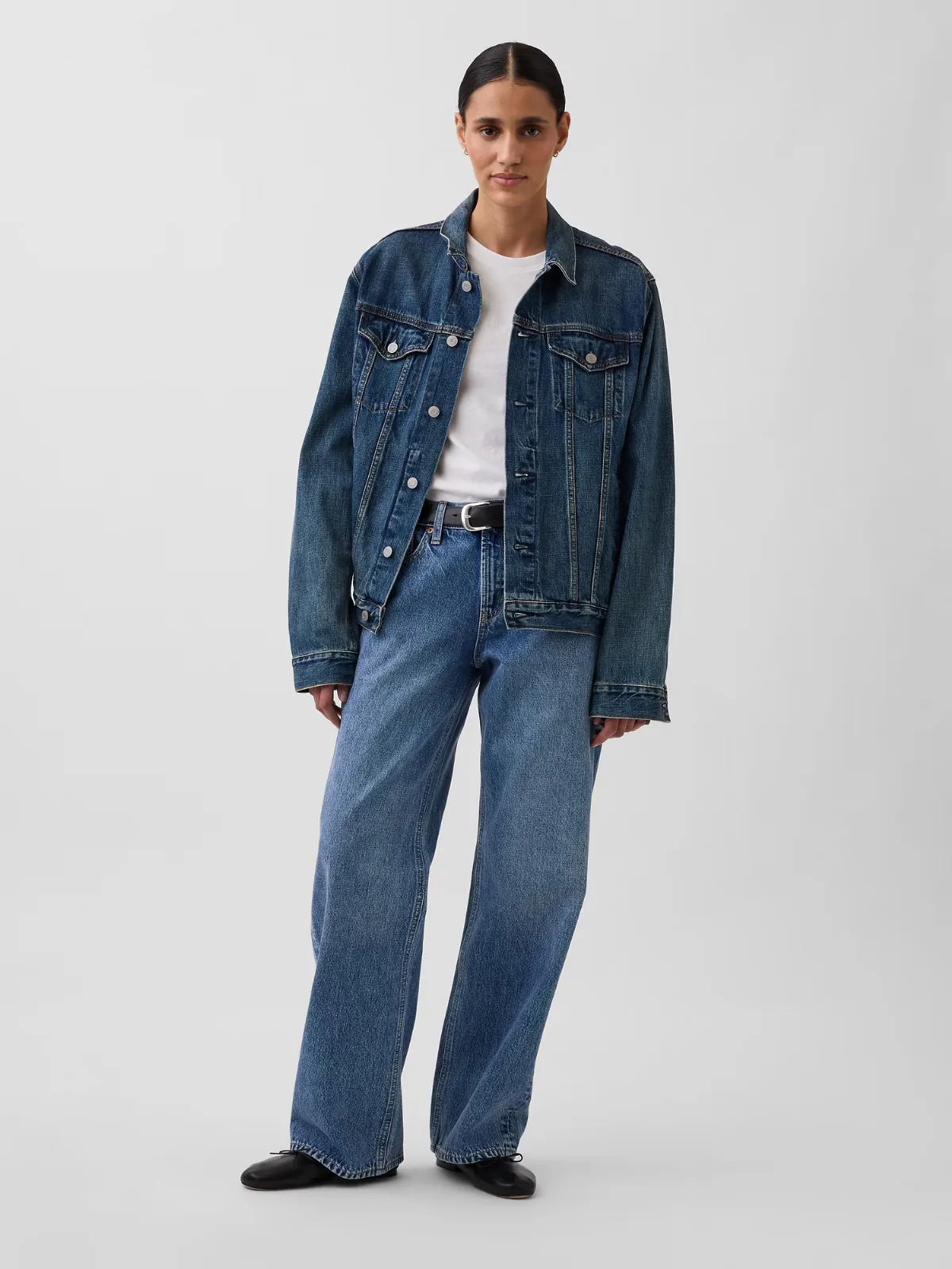 Low Rise Rigid 90s Loose Jeans by Gap