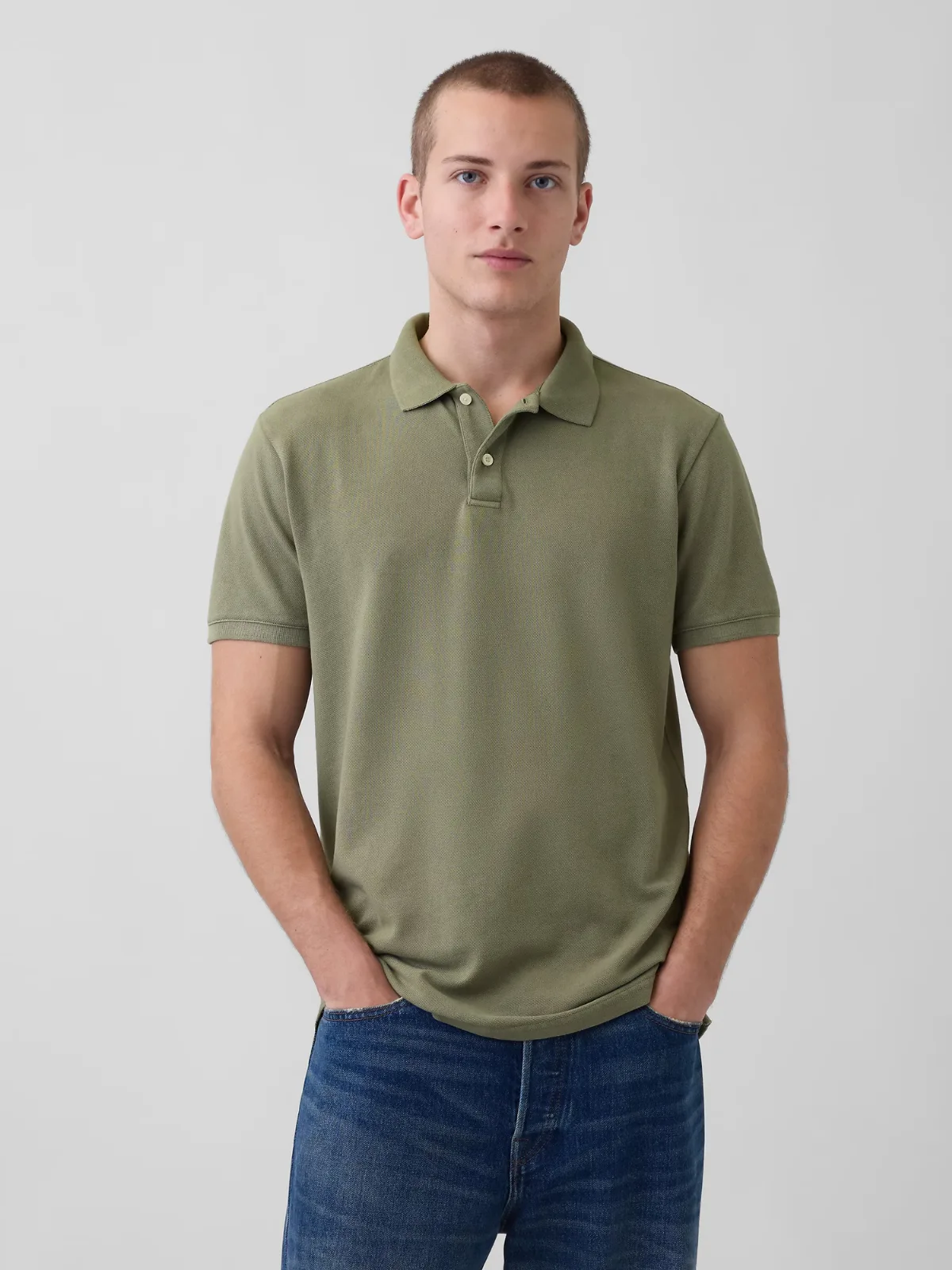 Pique Polo Shirt by Gap