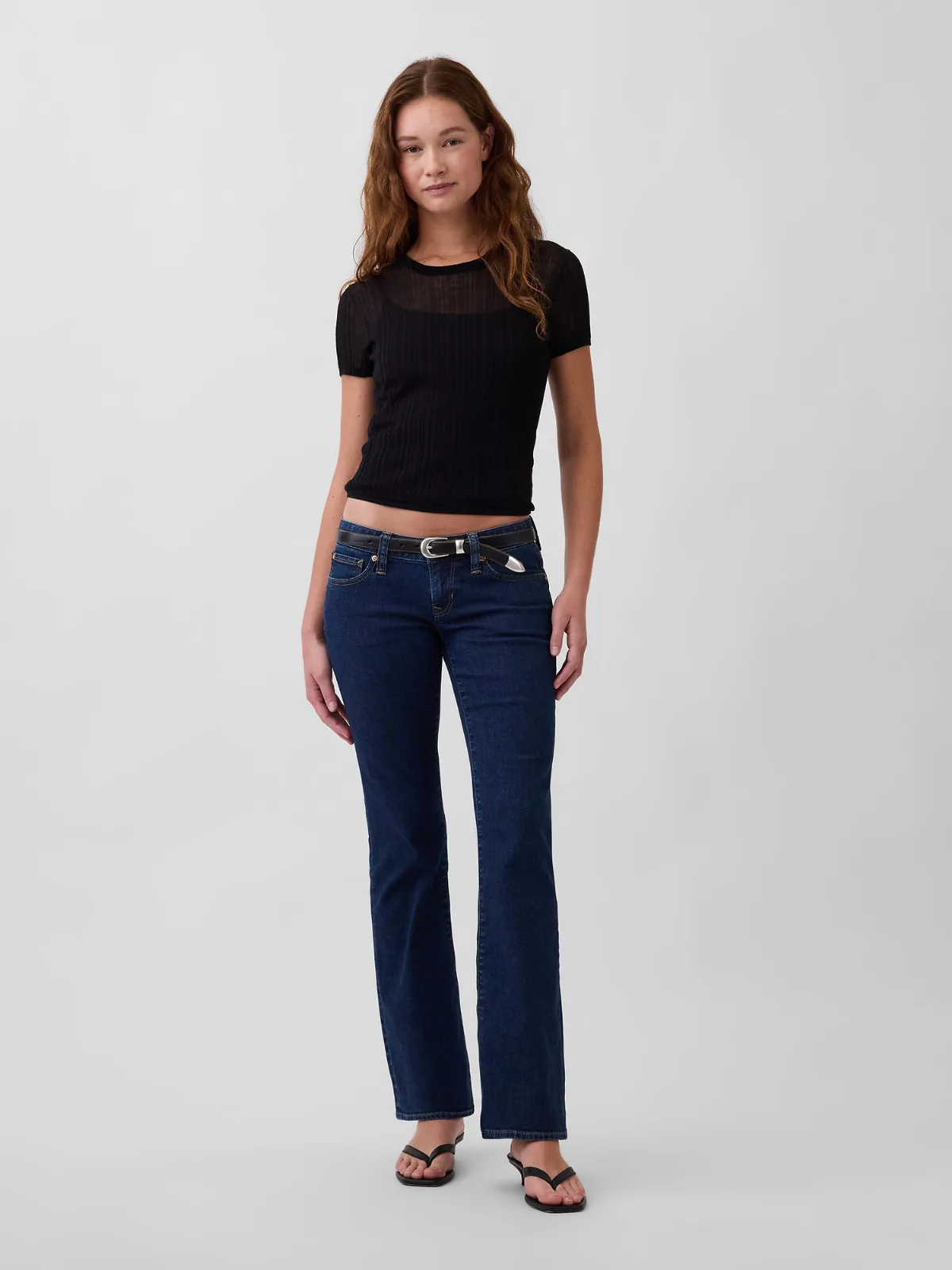 Extra Low Rise Long & Lean Jeans by Gap